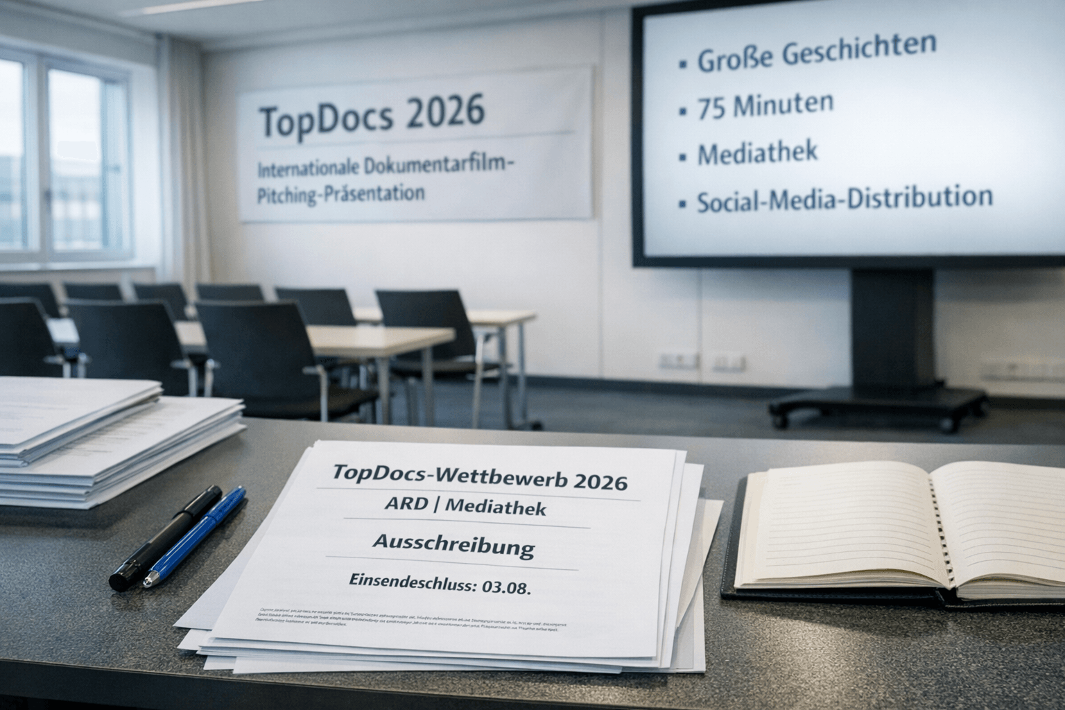 Kurzmitteilung: ARD sucht neue TopDocs