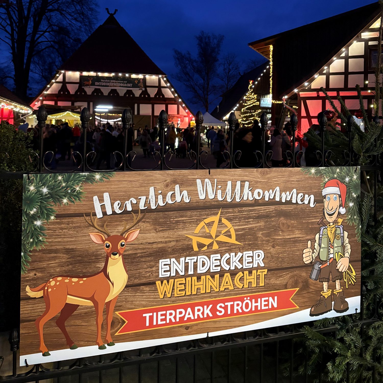 Entdeckerweihnacht im Tierpark Ströhen