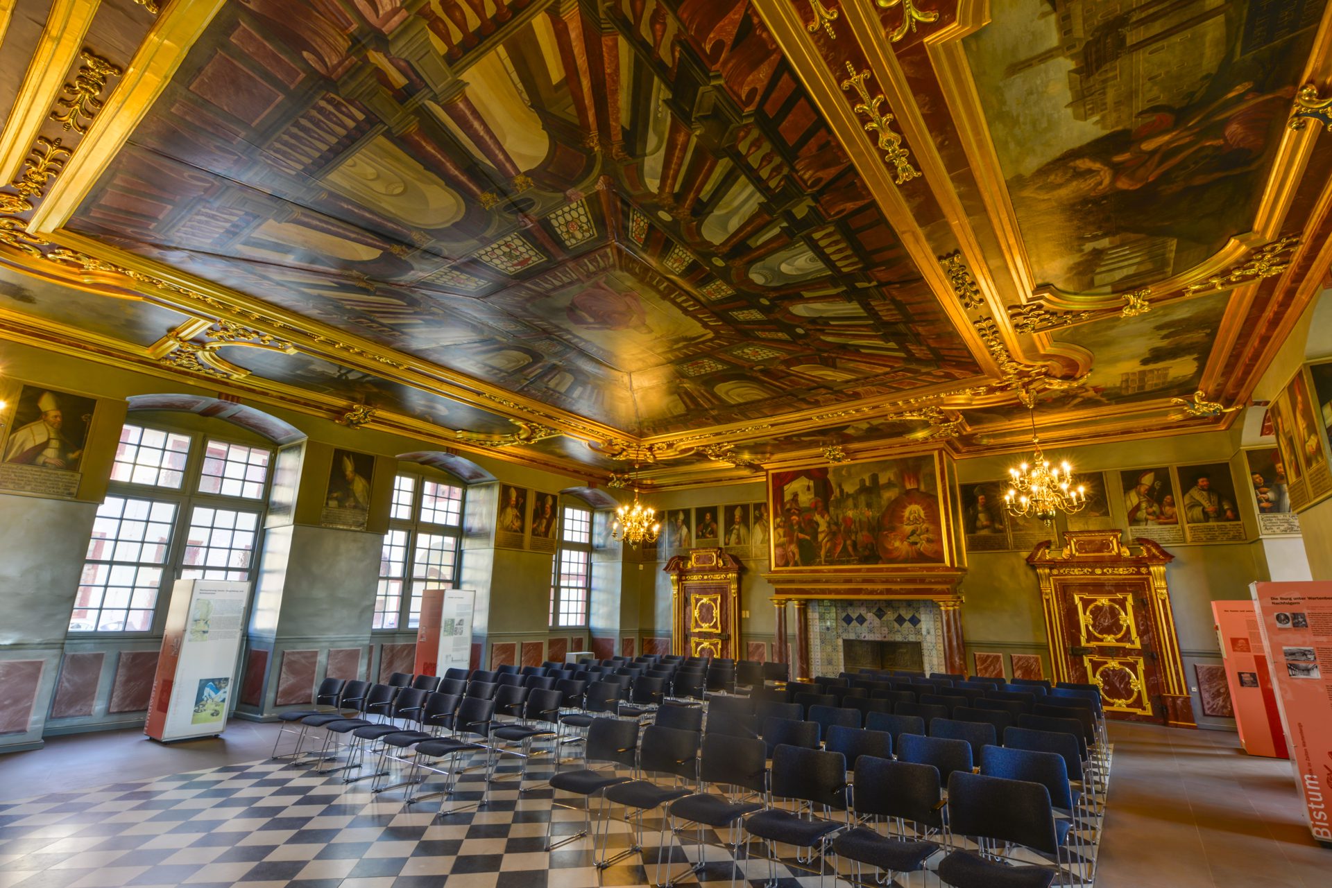 Historischer Rittersaal Schloss Iburg