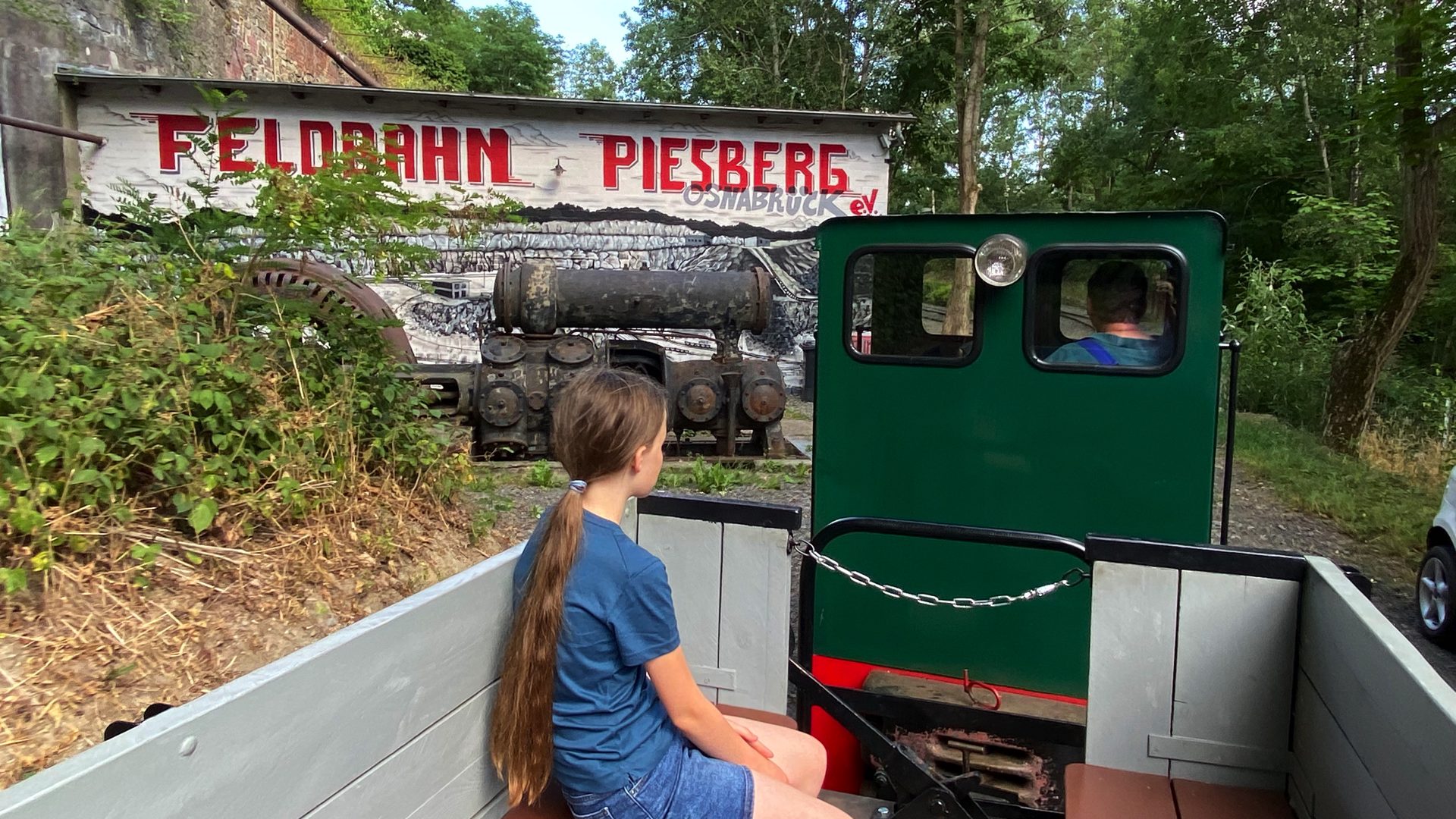 Mit der Feldbahn durch den Kultur- und Landschaftspark Piesberg