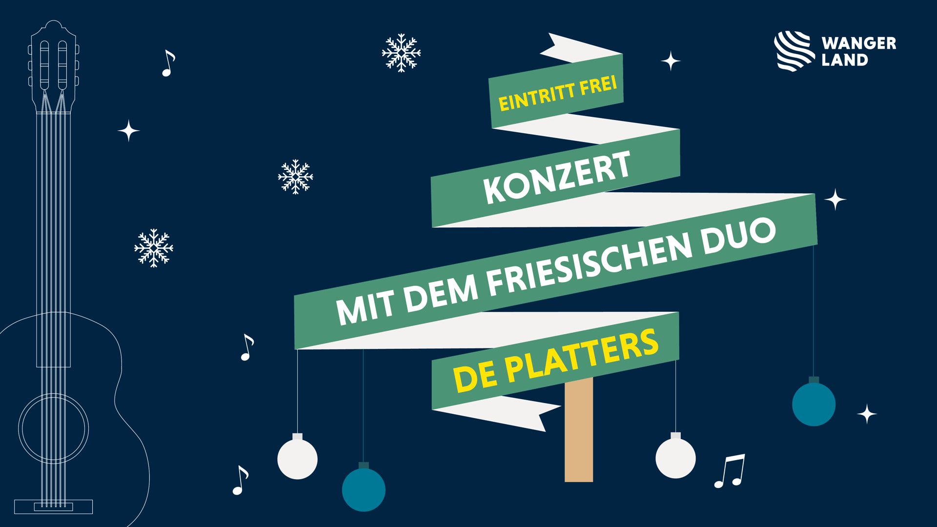 De Platters unterm Weihnachtsbaum