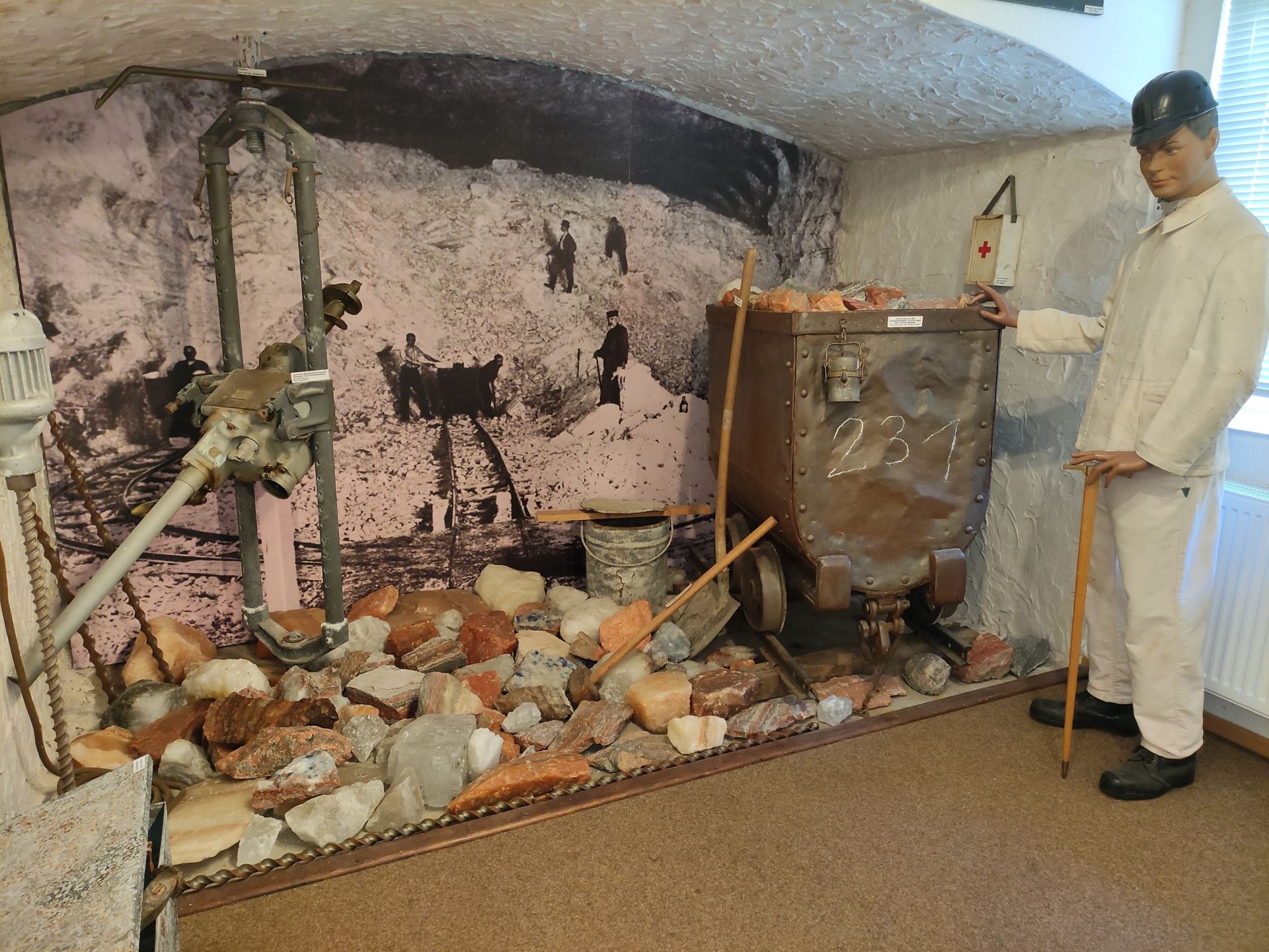 Ausstellung im Kalibergbau-Museum Volpriehausen