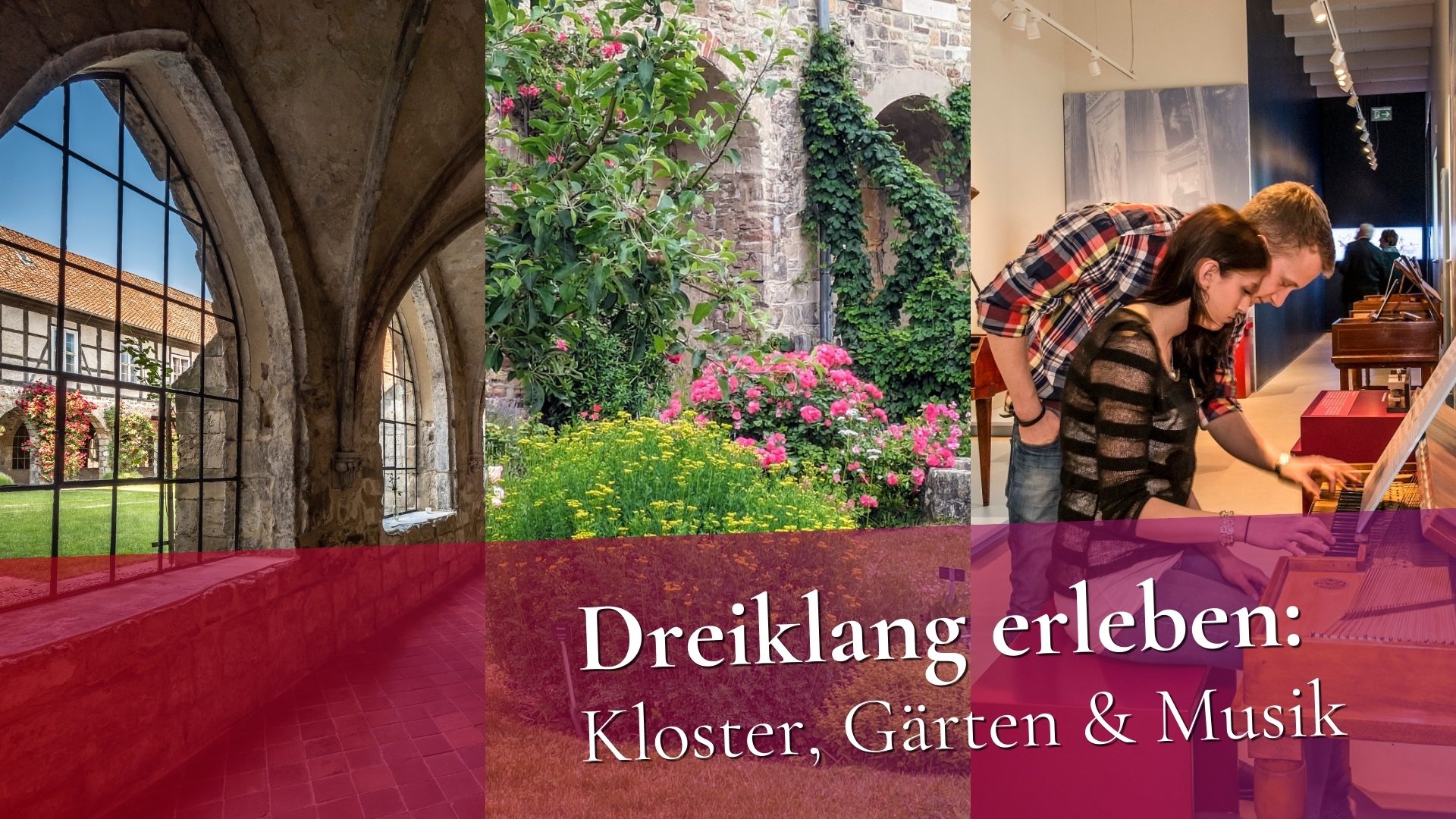 Klosterführung Dreiklang – Kloster, Gärten & Musik
