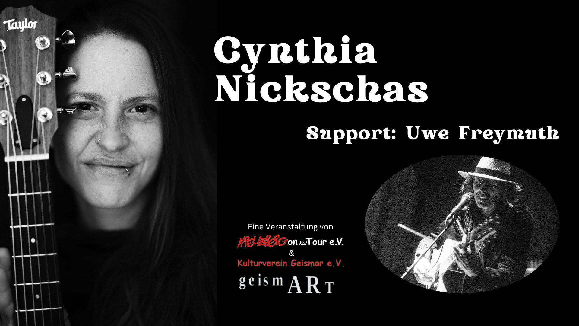 Cynthia Nickschas - Support: Uwe Freymuth