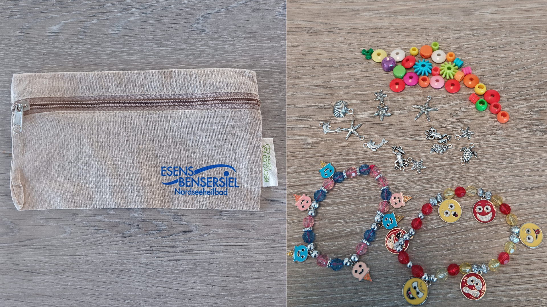 Malen: Mäppchen / Kreativ: Perlenarmbänder