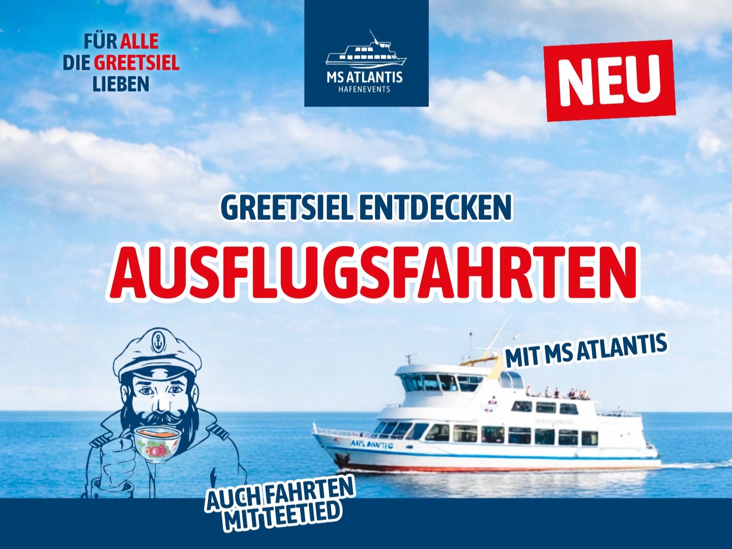 Ausflugsfahrt ab Greetsiel mit MS Atlantis