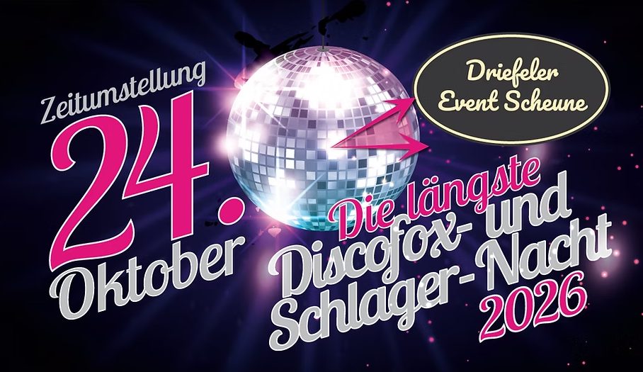 Discofox und Schlagernacht