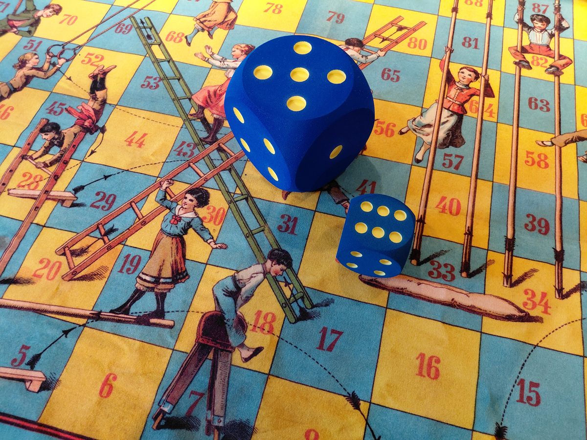 Spiel mit dem Glück - Gesellschaftsspiele aus drei Jahrhunderten