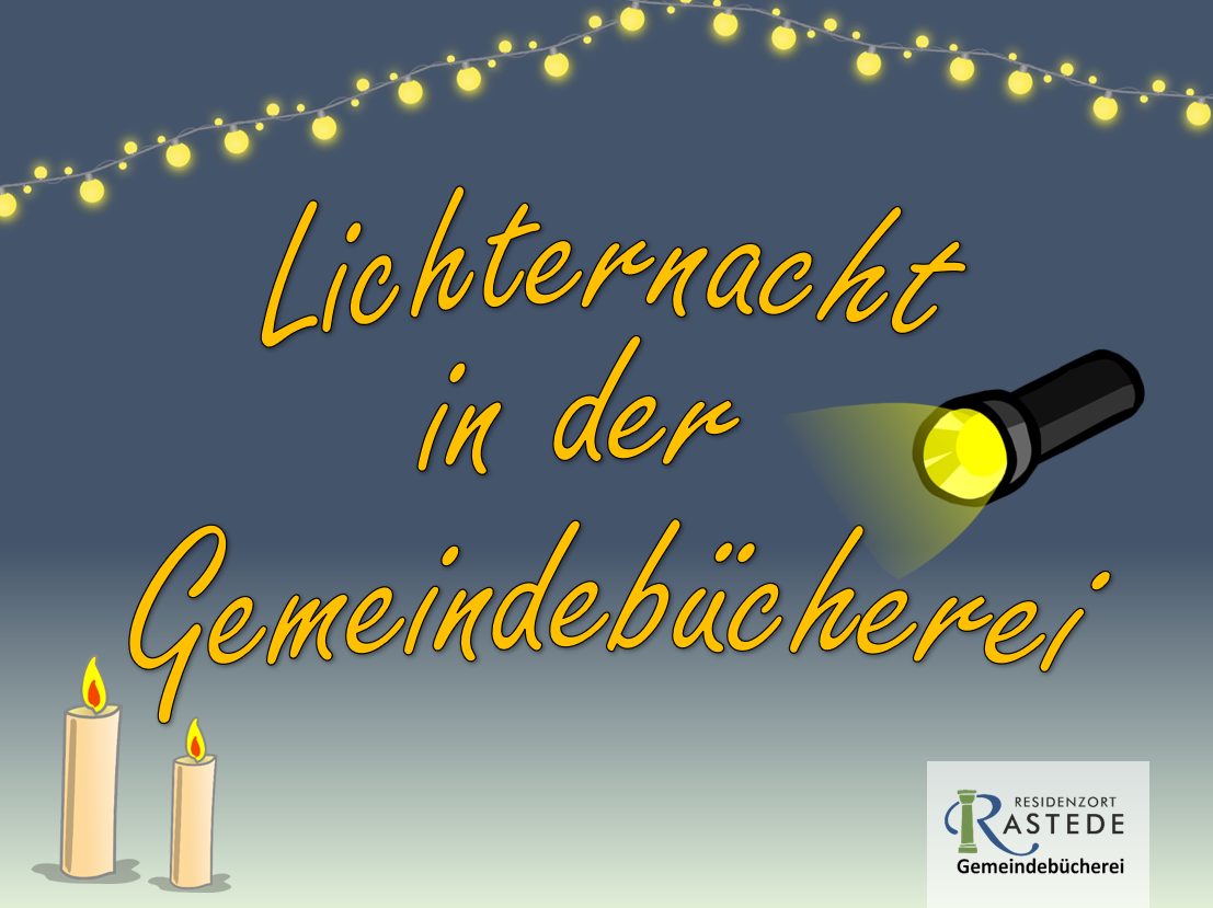 Medienflohmarkt & wilde Buchstabensuche zur Lichternacht
