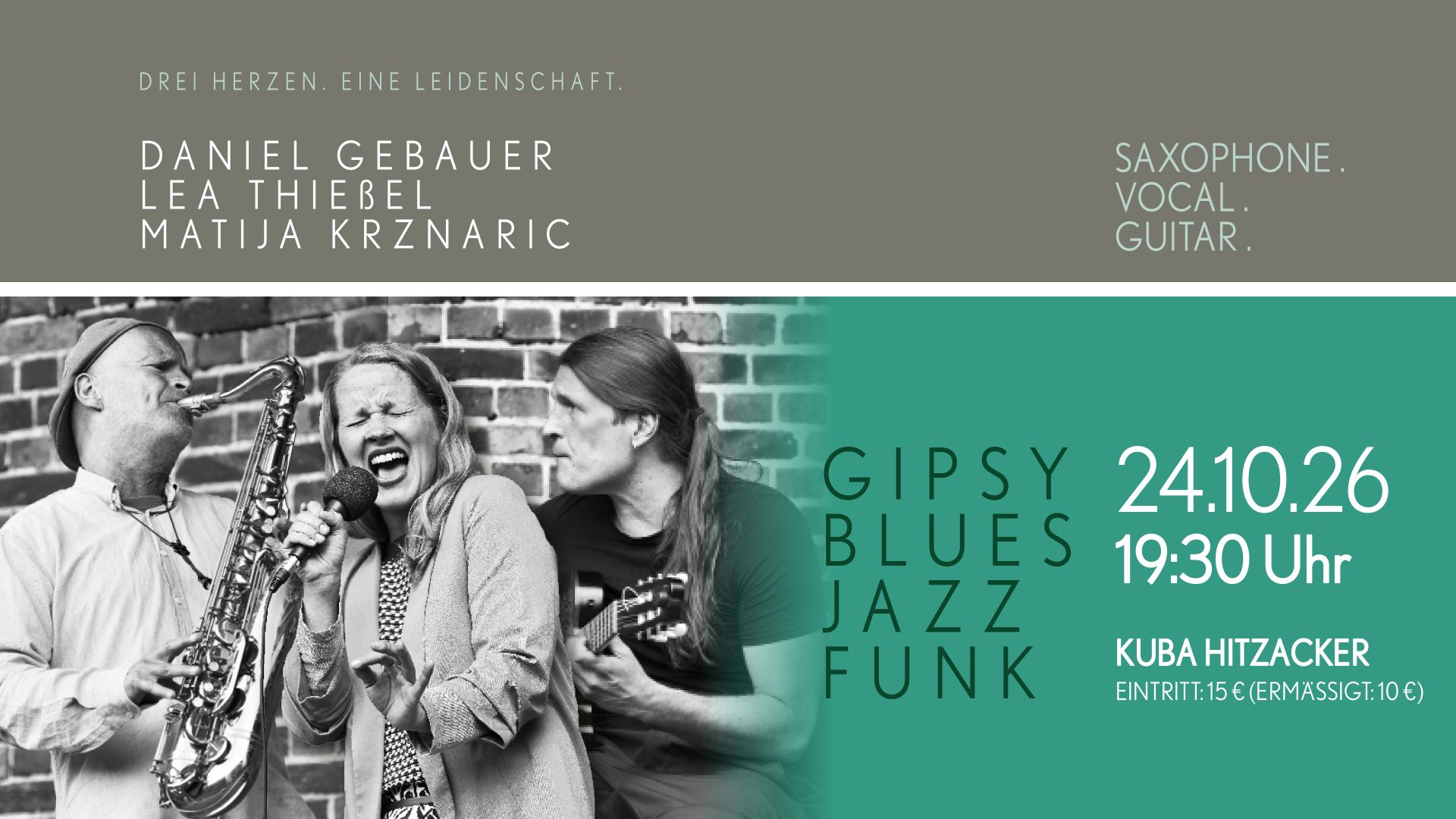 Konzert: Gipsy, Blues, Jazz, Funk