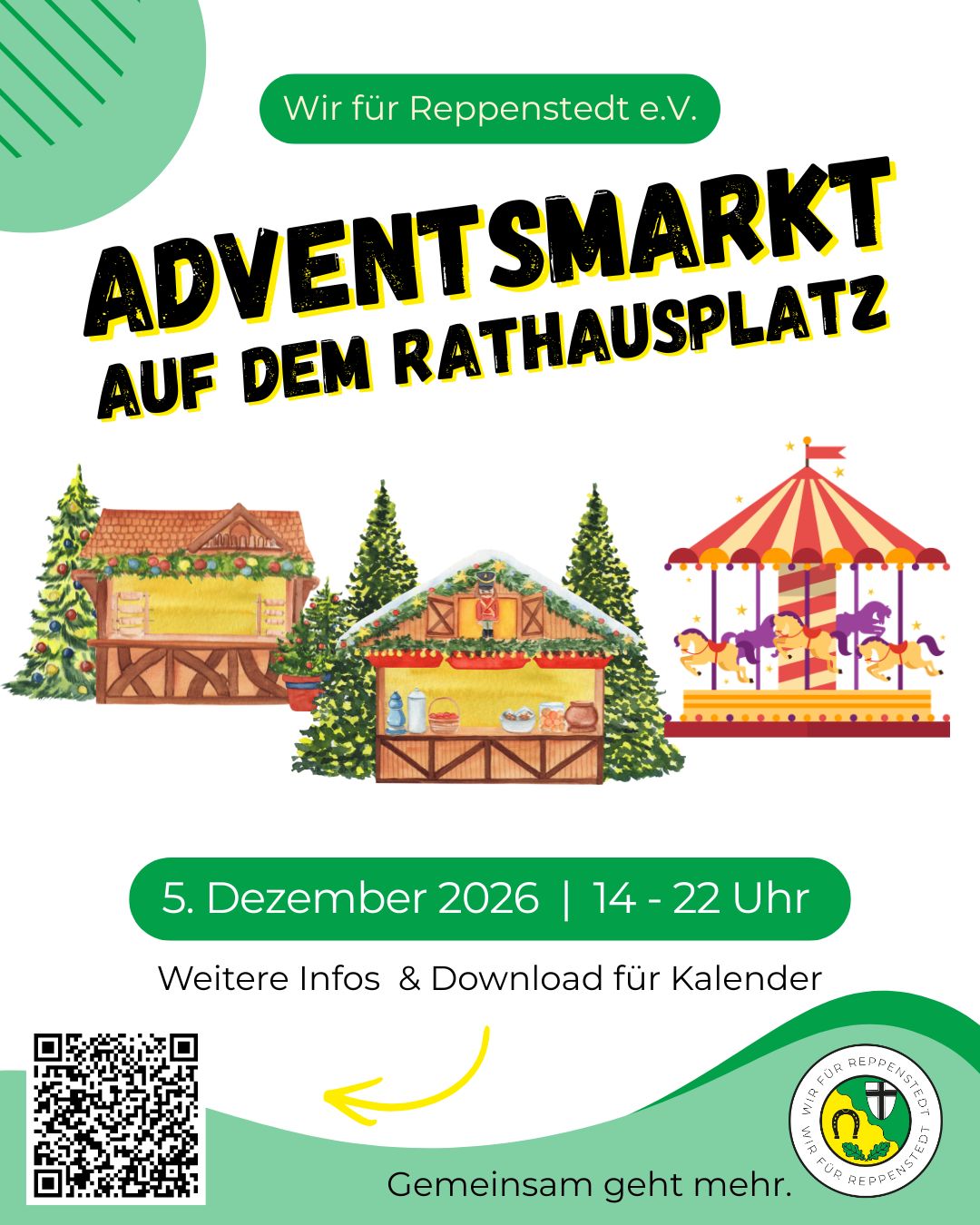 Adventsmarkt auf dem Rathausplatz