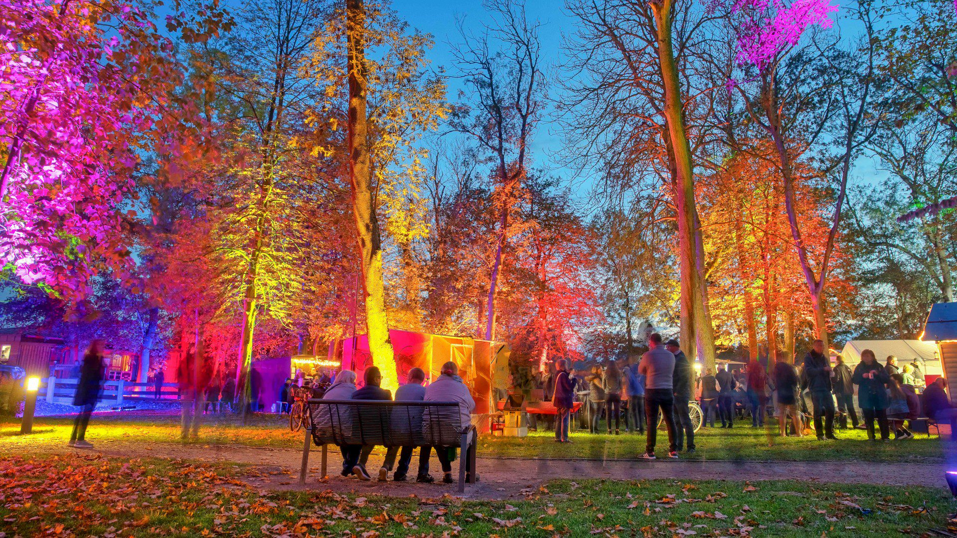 Lichterfest im Sielhof-Park