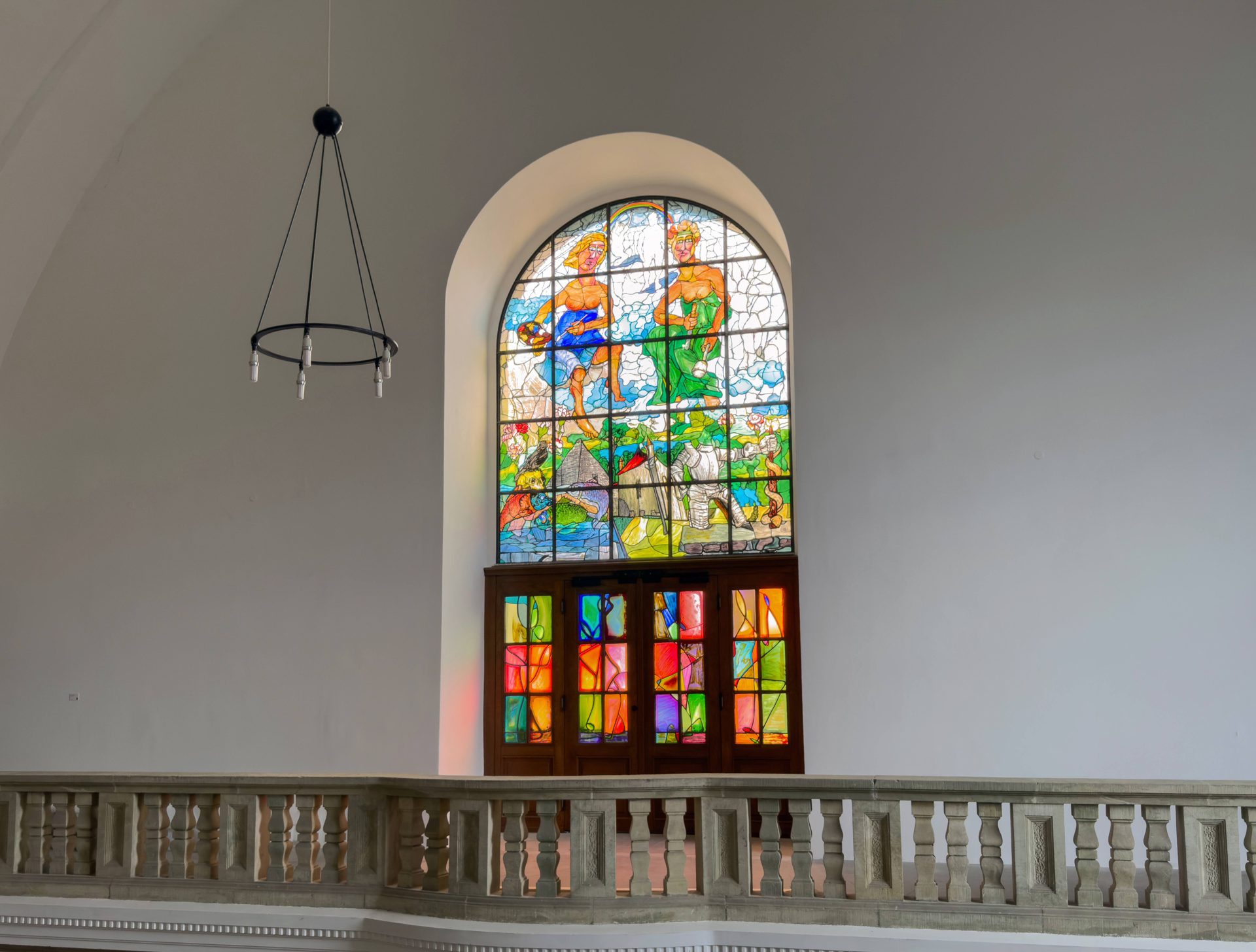 Saisonfinale  - Besuchen Sie das Fenster von Markus Lüpertz ohne Führung