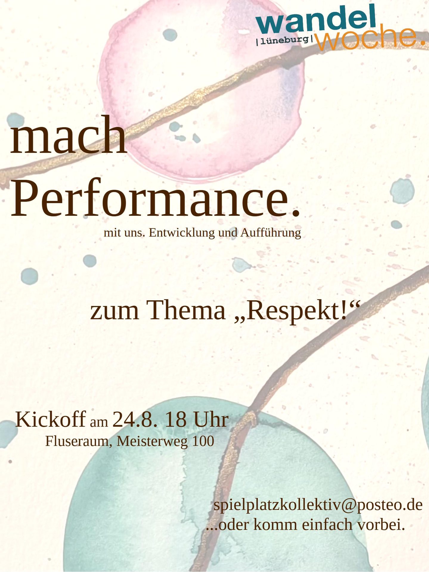 PERFORMANCE: Respekt! (Wandelwoche Lüneburg 2026)