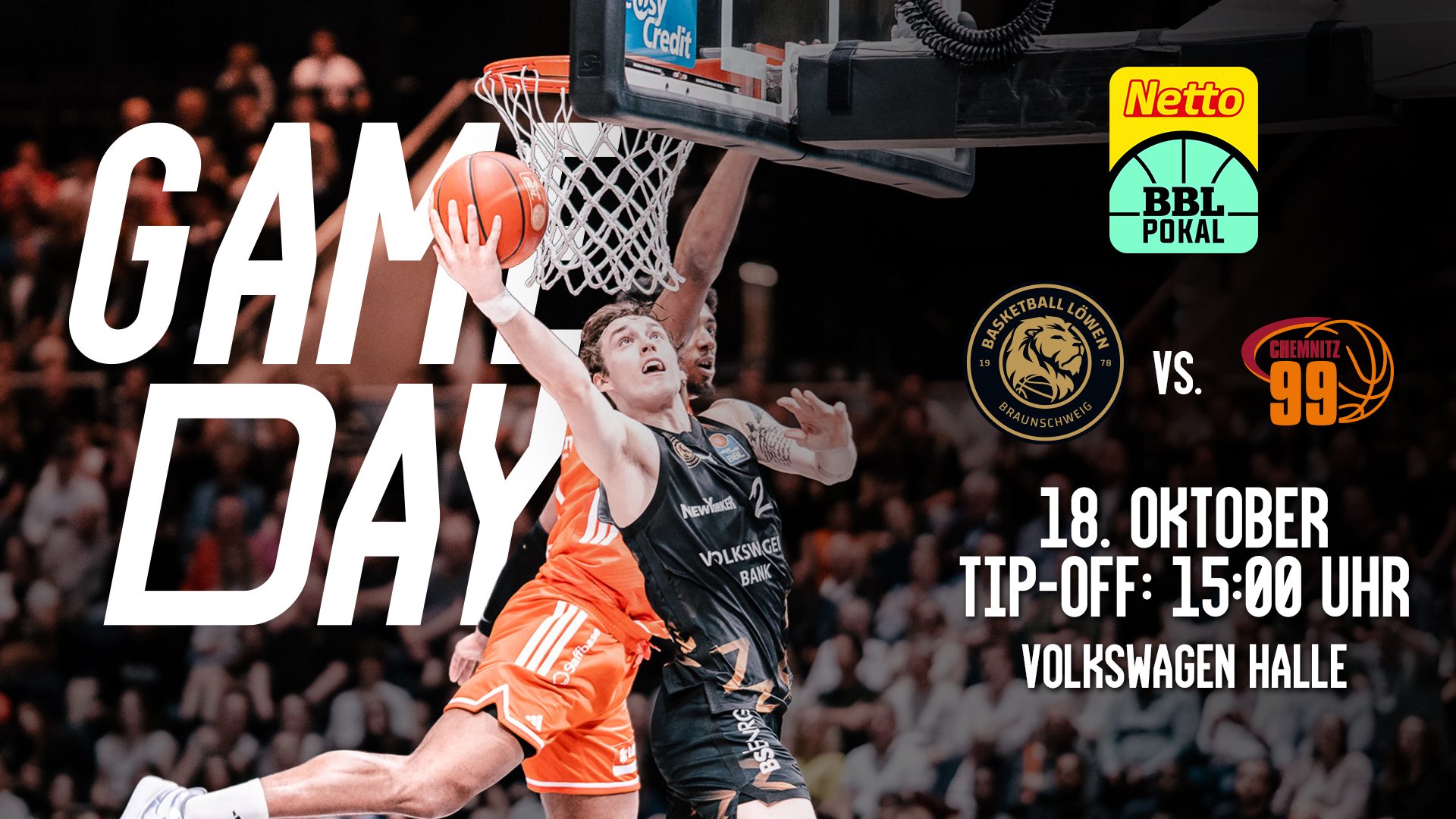 Basketball Löwen Braunschweig vs. NINERS Chemnitz