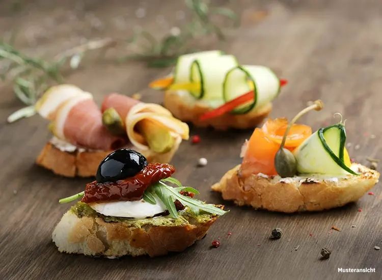 Kochkurs Champagner, Canapées & Fingerfood