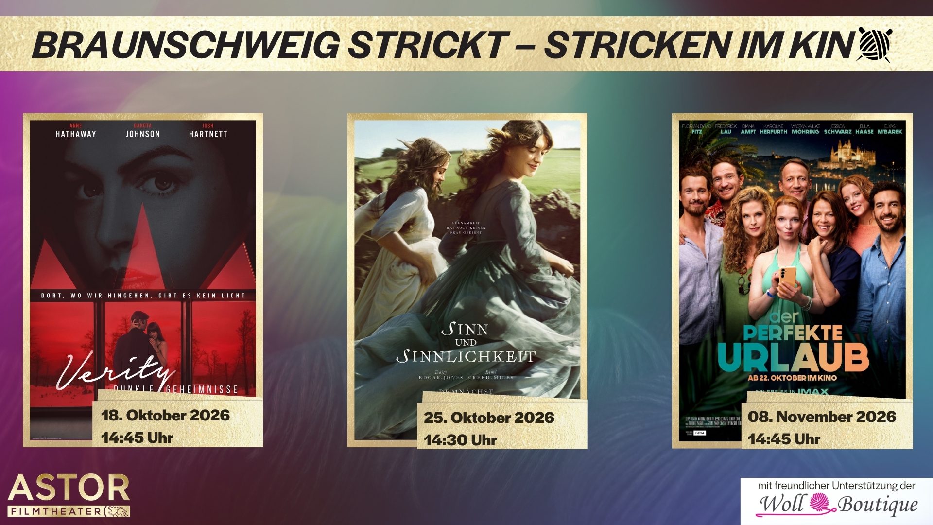 STRICKEN IM KINO: VERITY - DUNKLE GEHEIMNISSE
