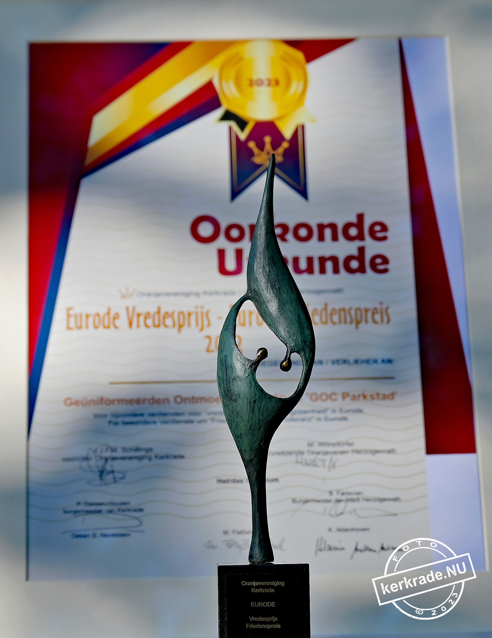 Friedensmahnwache und Verleihung des Eurode-Friedenspreises