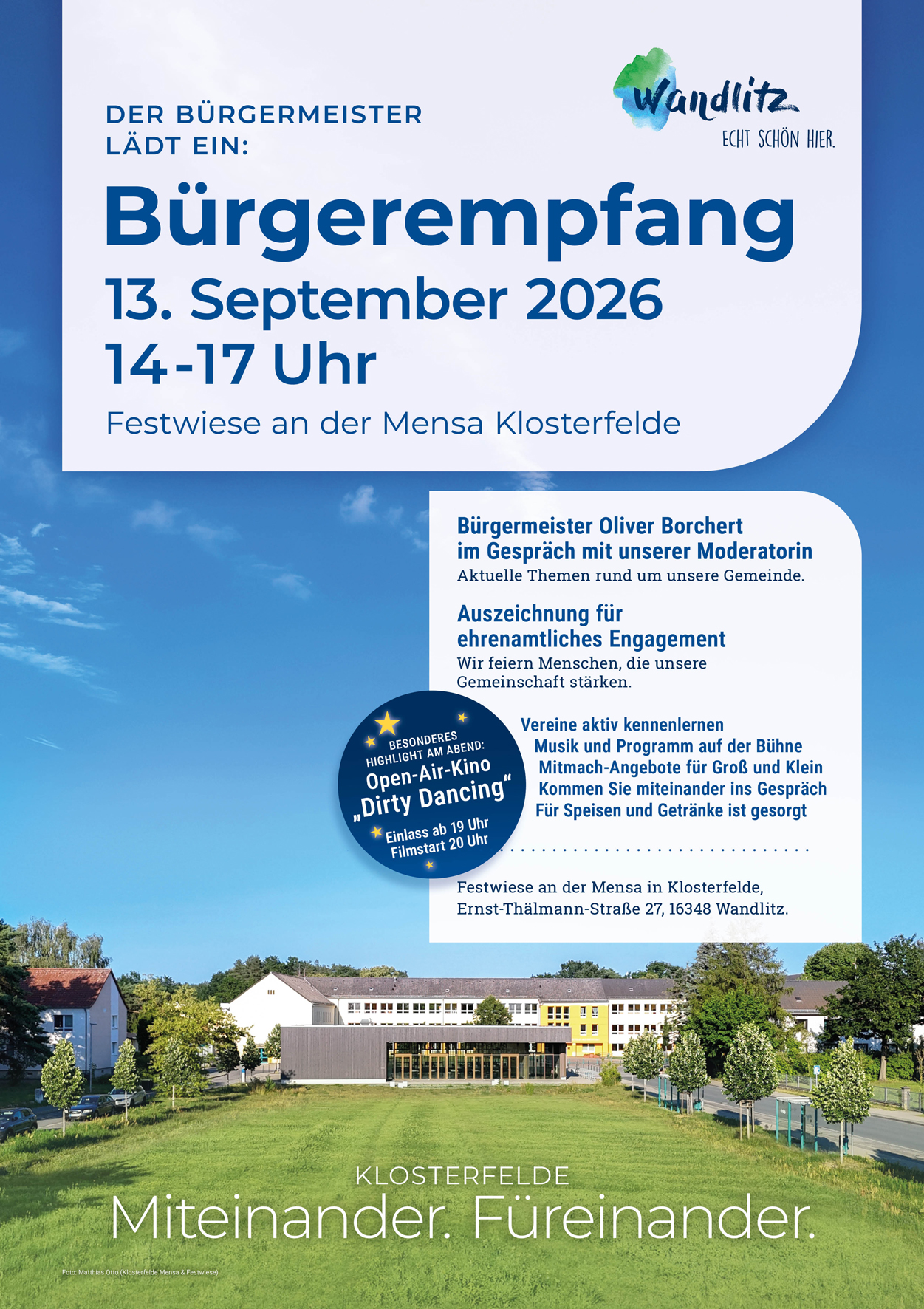 Bürgerempfang in Klosterfelde: Begegnung, Austausch und Ehrenamt