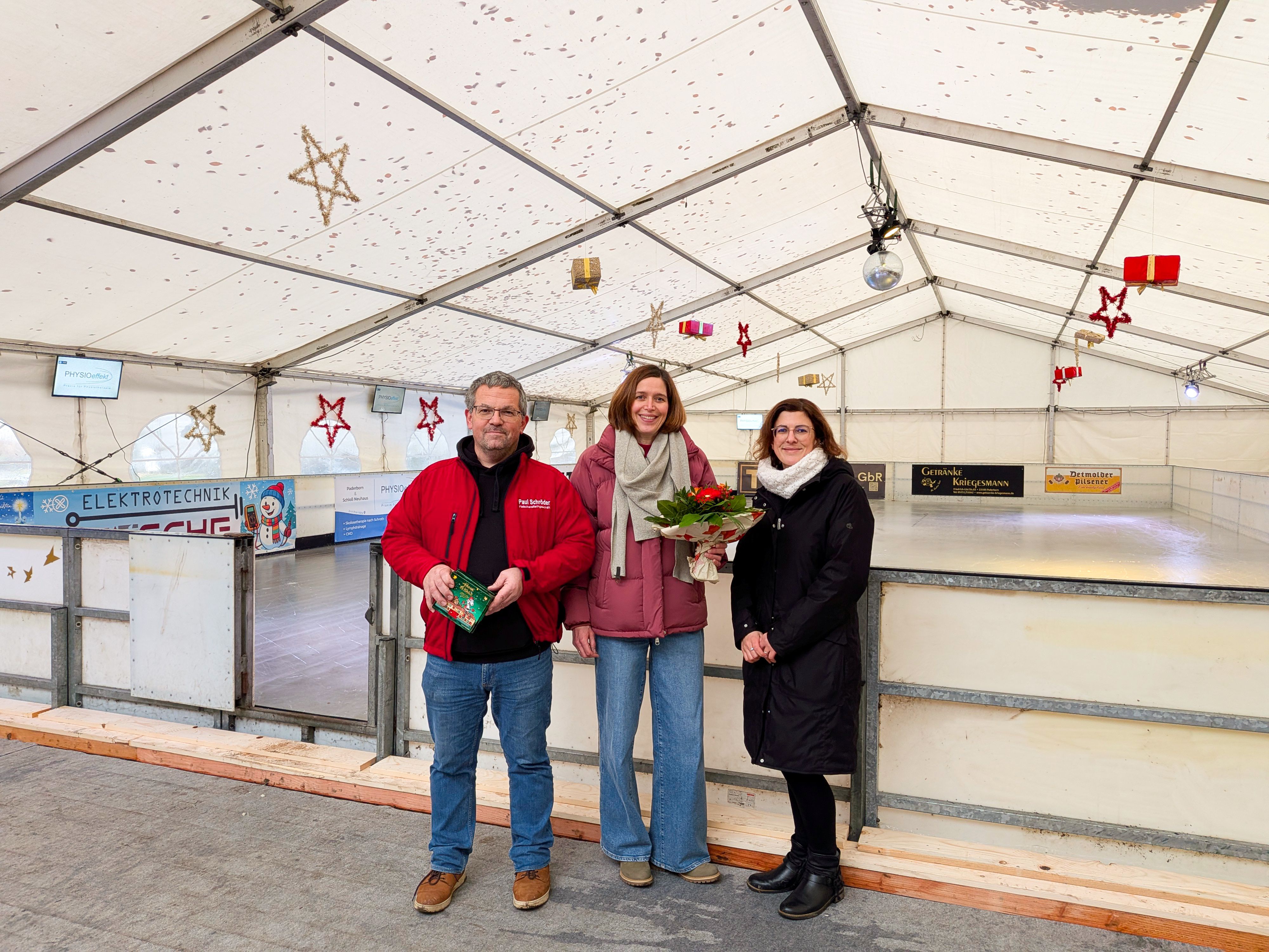 Eisbahn in der Gartenschau Bad Lippspringe
