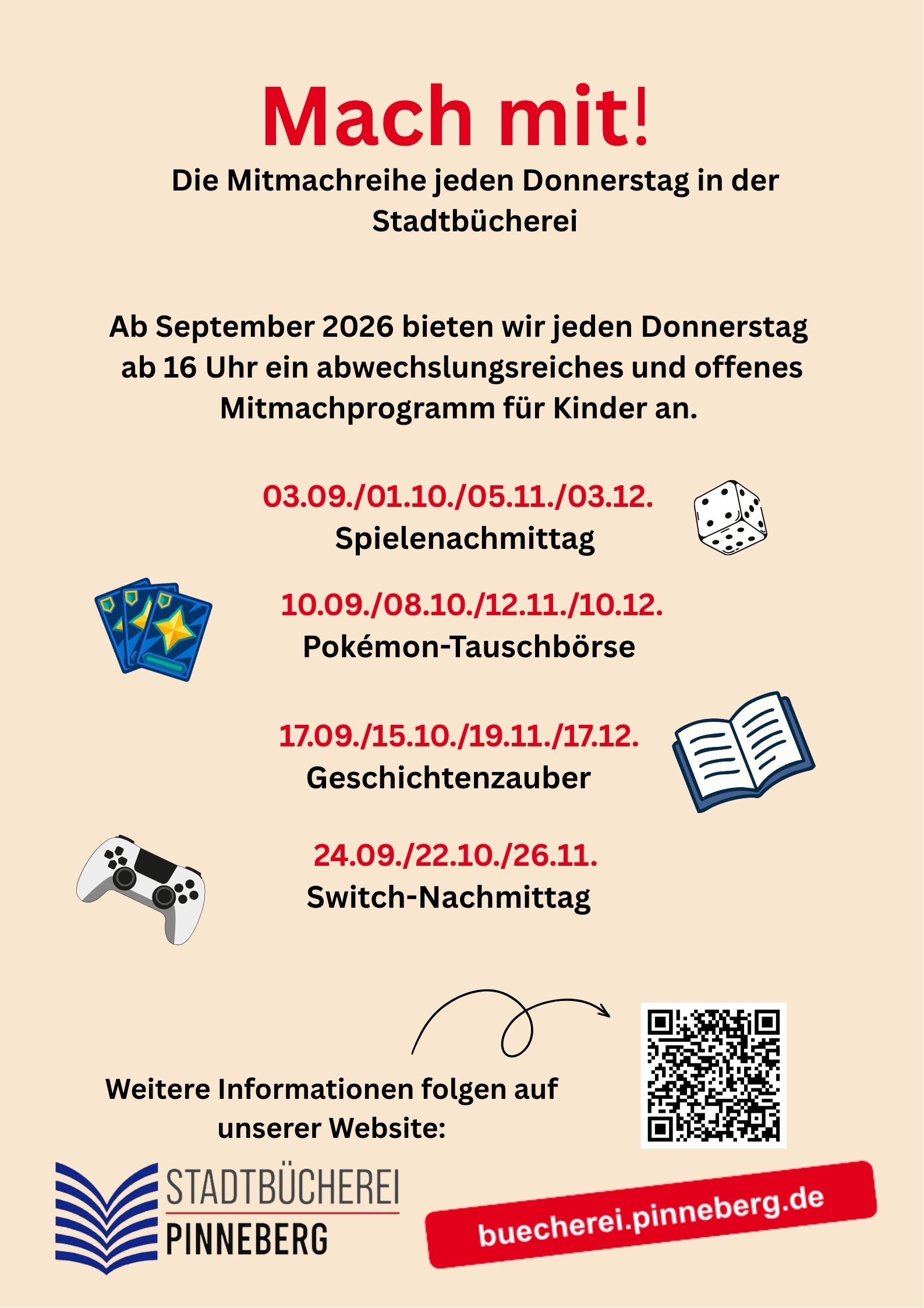 Mach-mit! in der Stadtbücherei Pinneberg