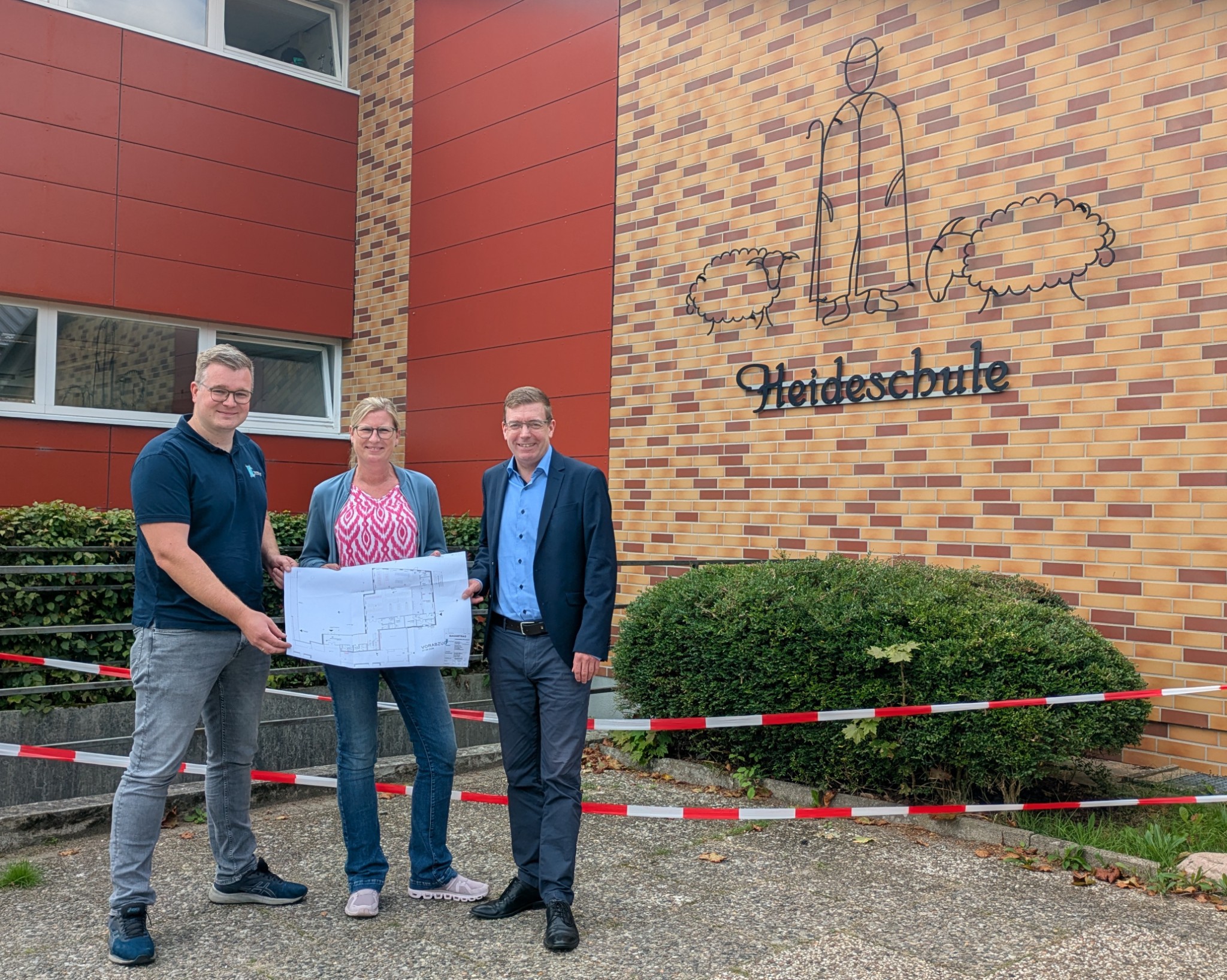 Öffentliche Vorstellung der Planungen für die neue Mensa an der Heideschule