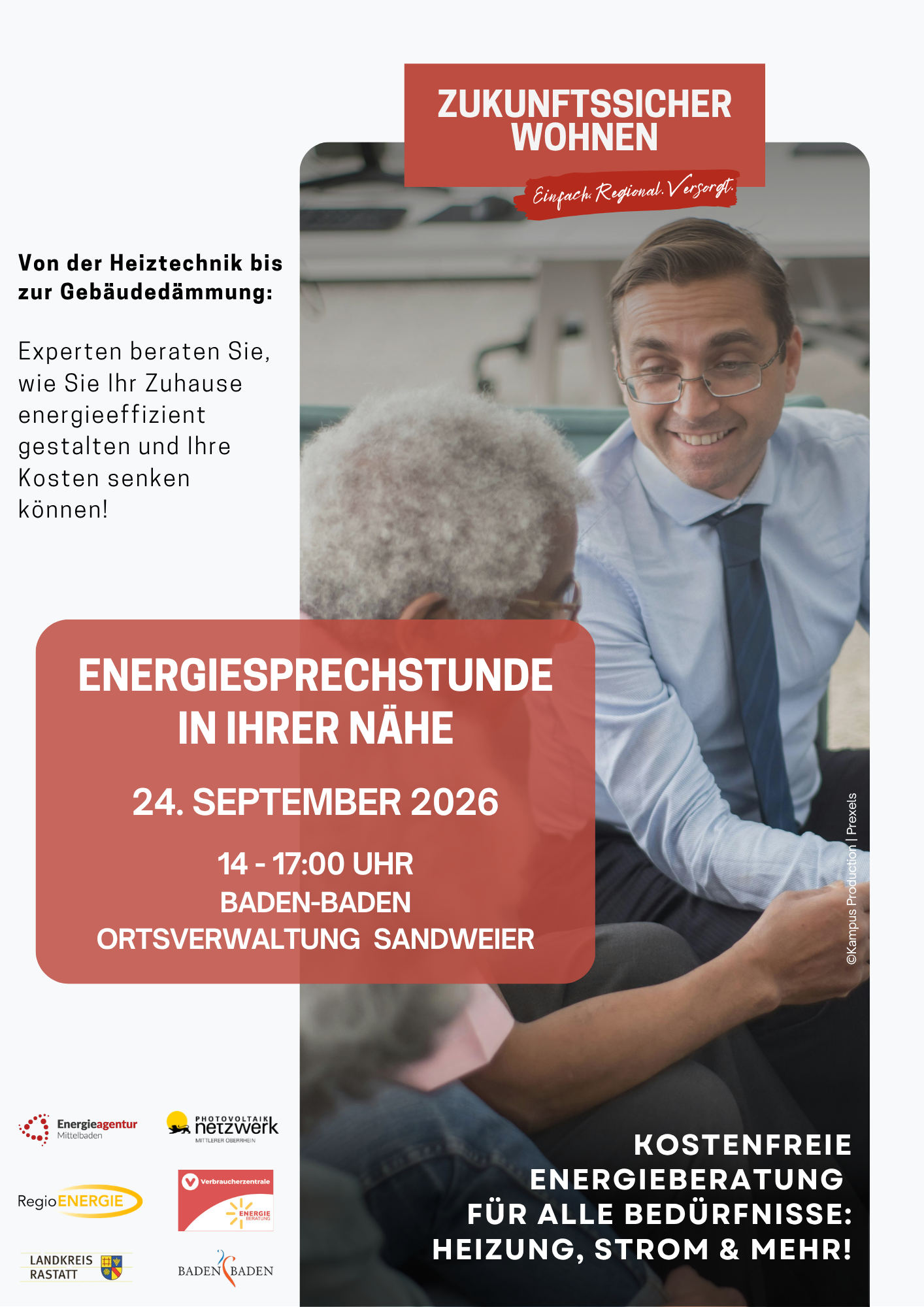 Energiesprechstunde in Ihrer Nähe in Sandweier