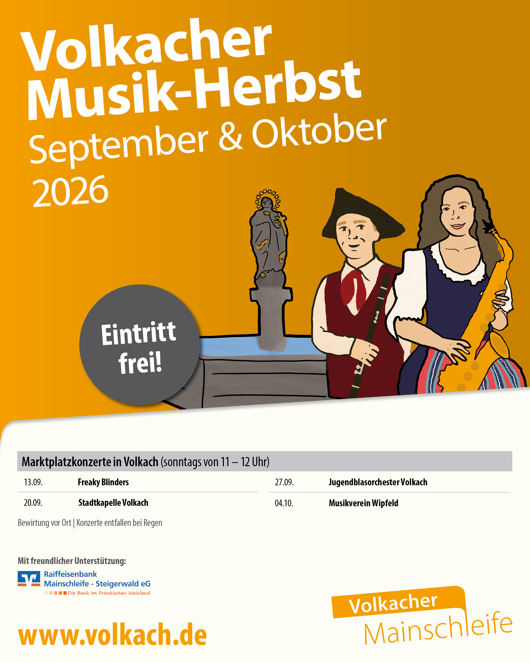 Musik-Herbst: Jugendblasorchester Volkach