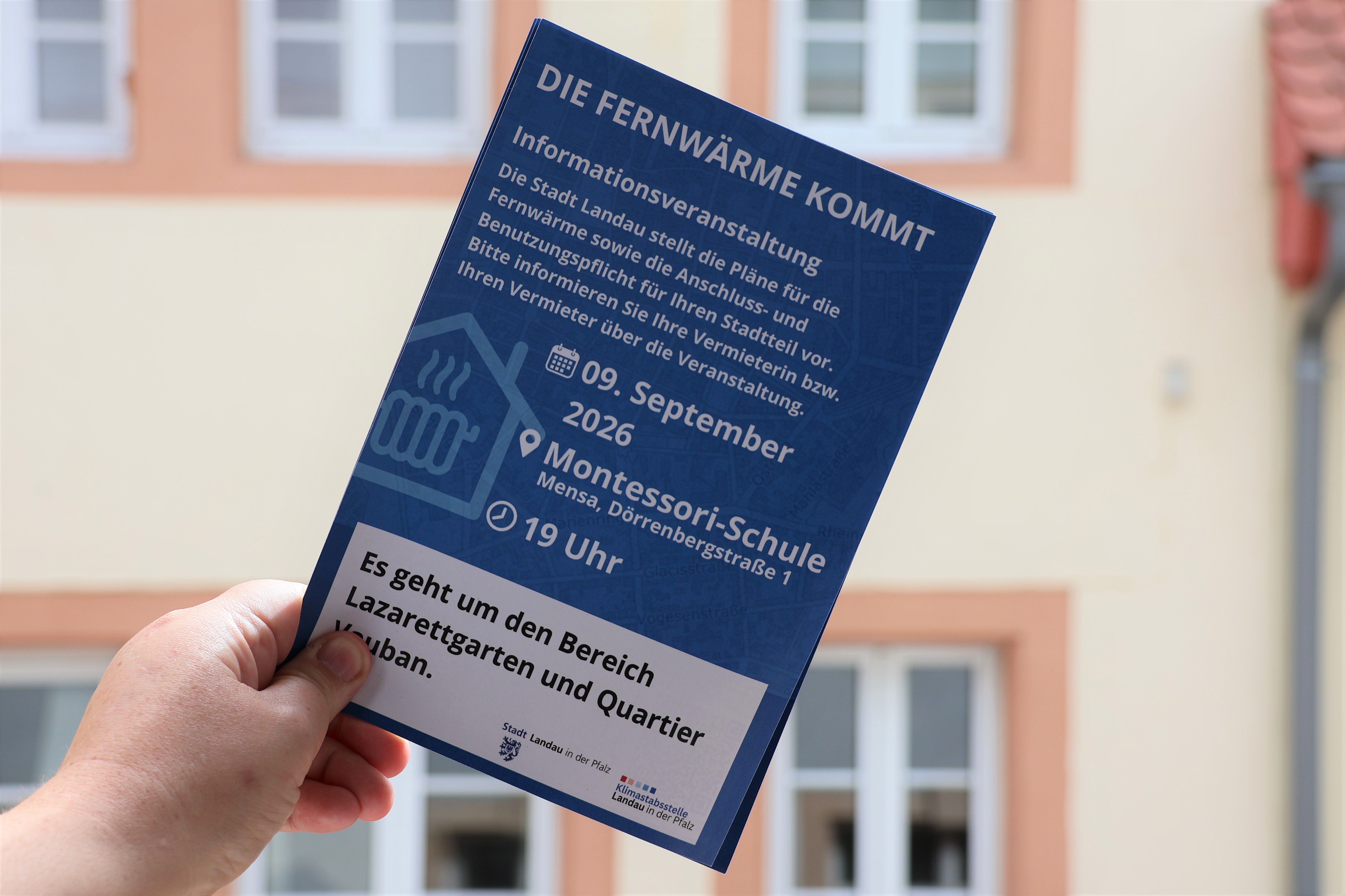 Informationsveranstaltung zum Fernwärmeausbau in der Südstadt