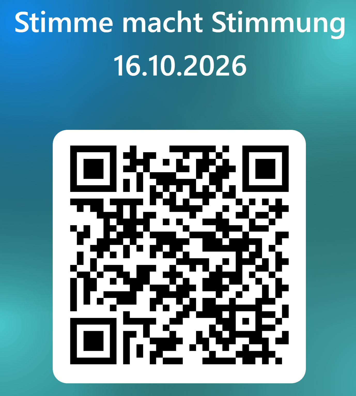 Stimme macht Stimmung