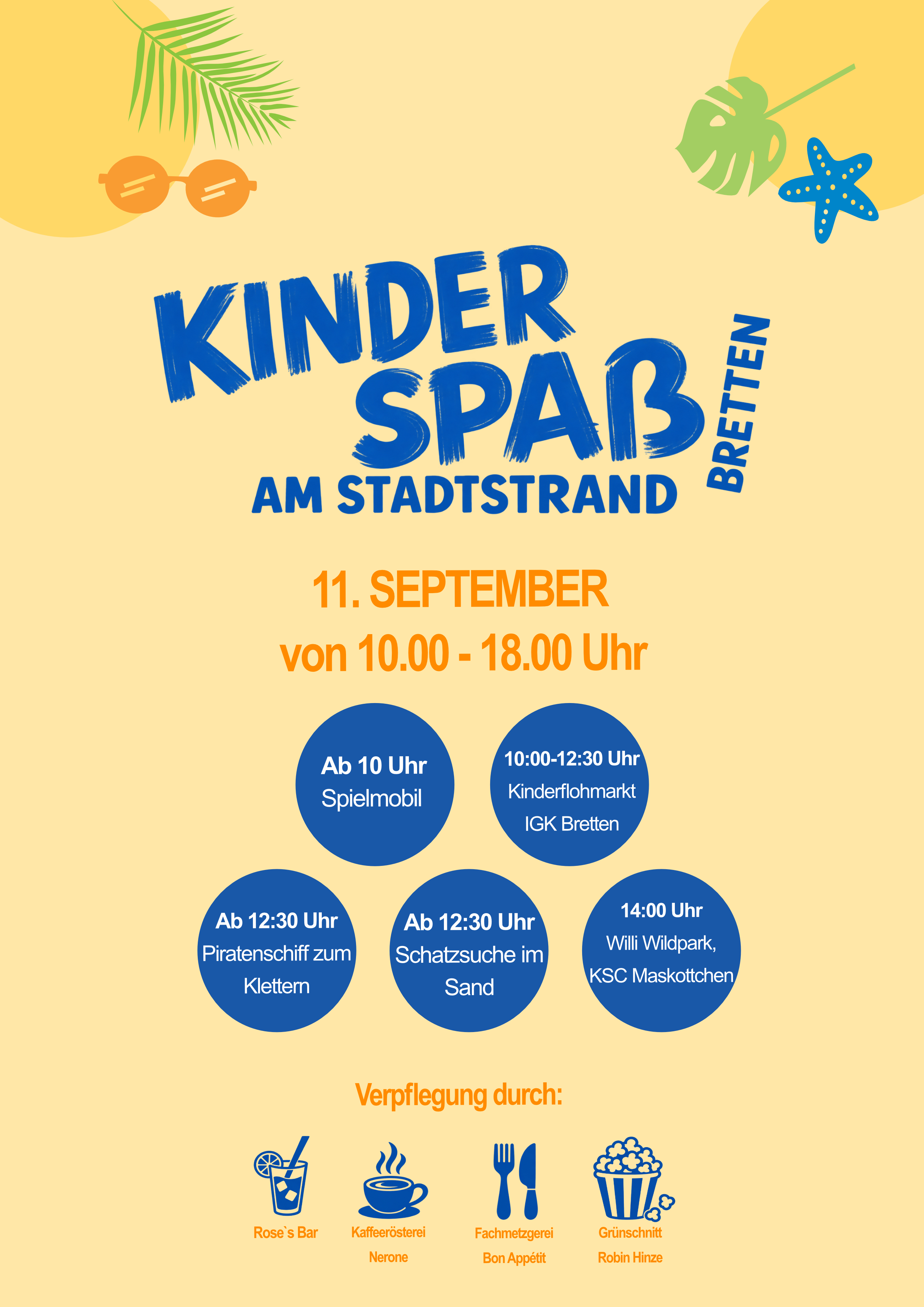 Kinderspaß am Stadtstrand