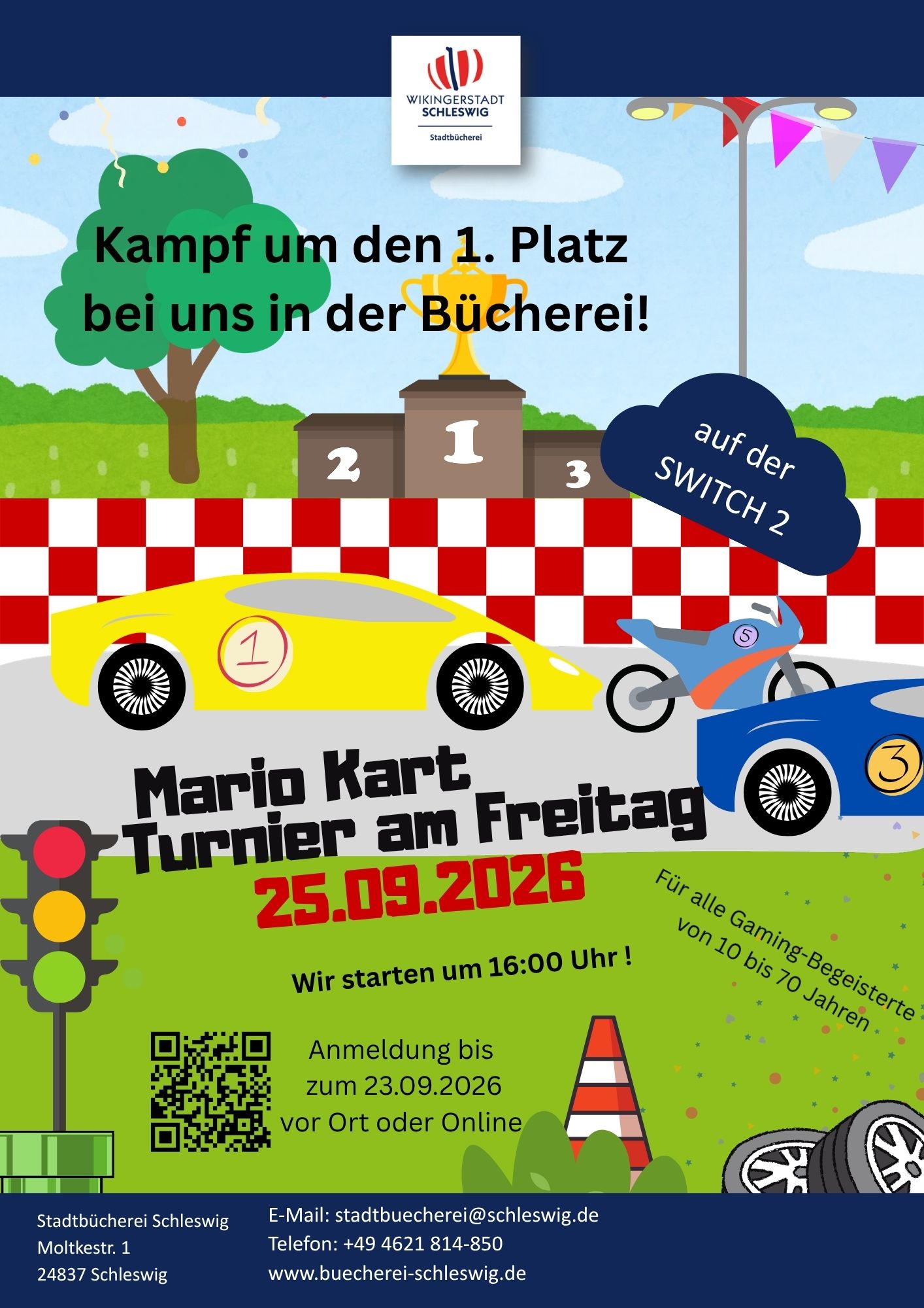 Gaming-Nachmittag mit Super-Mario-Kart-Turnier