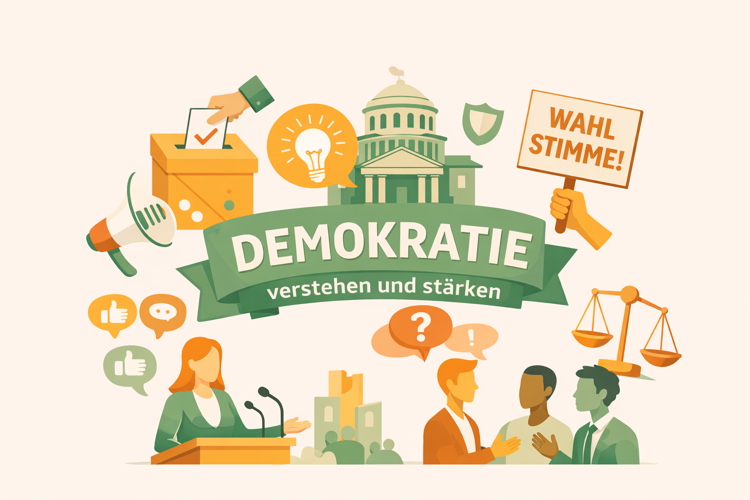 VHS-Workshop: Grundlagen der Demokratie