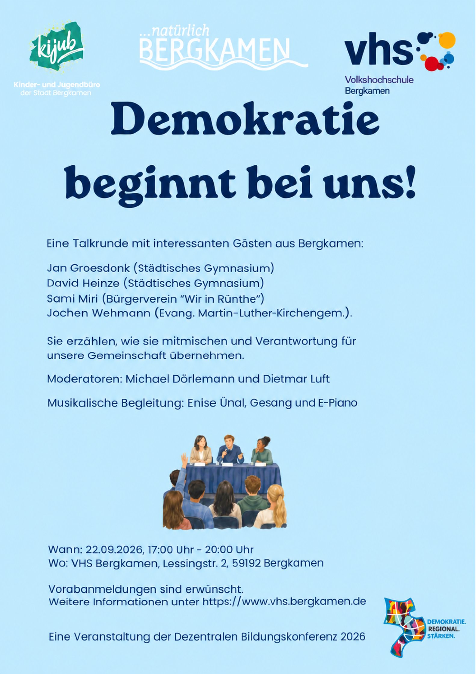 Demokratie beginnt bei uns!