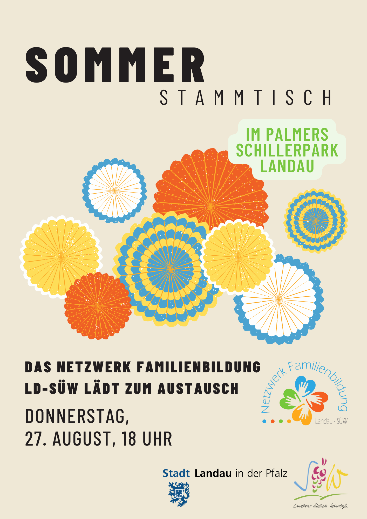 Sommerstammtisch des Netzwerks Familienbildung LD-SÜW
