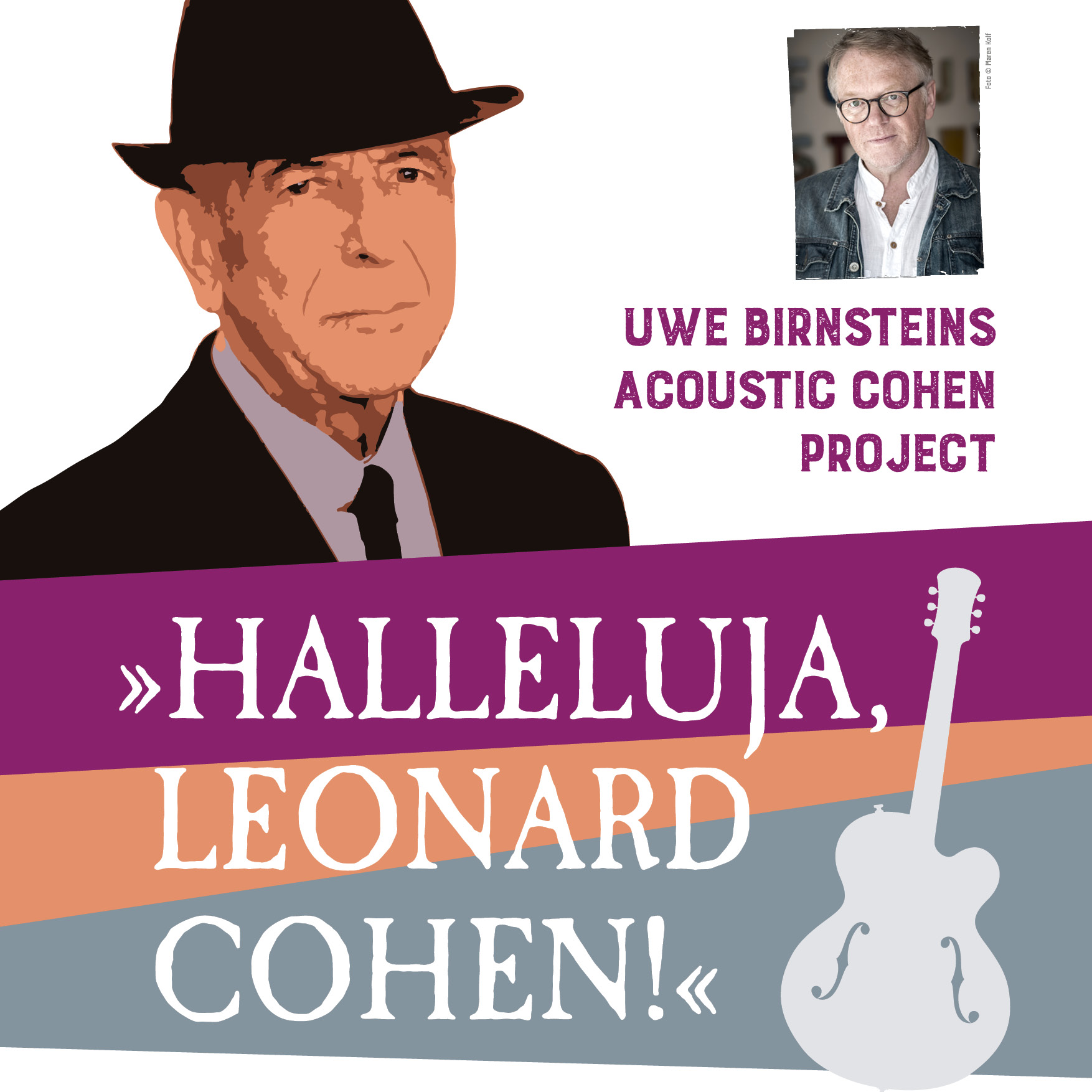 Konzertlesung mit Uwe Birnstein zu Leonard Cohen
