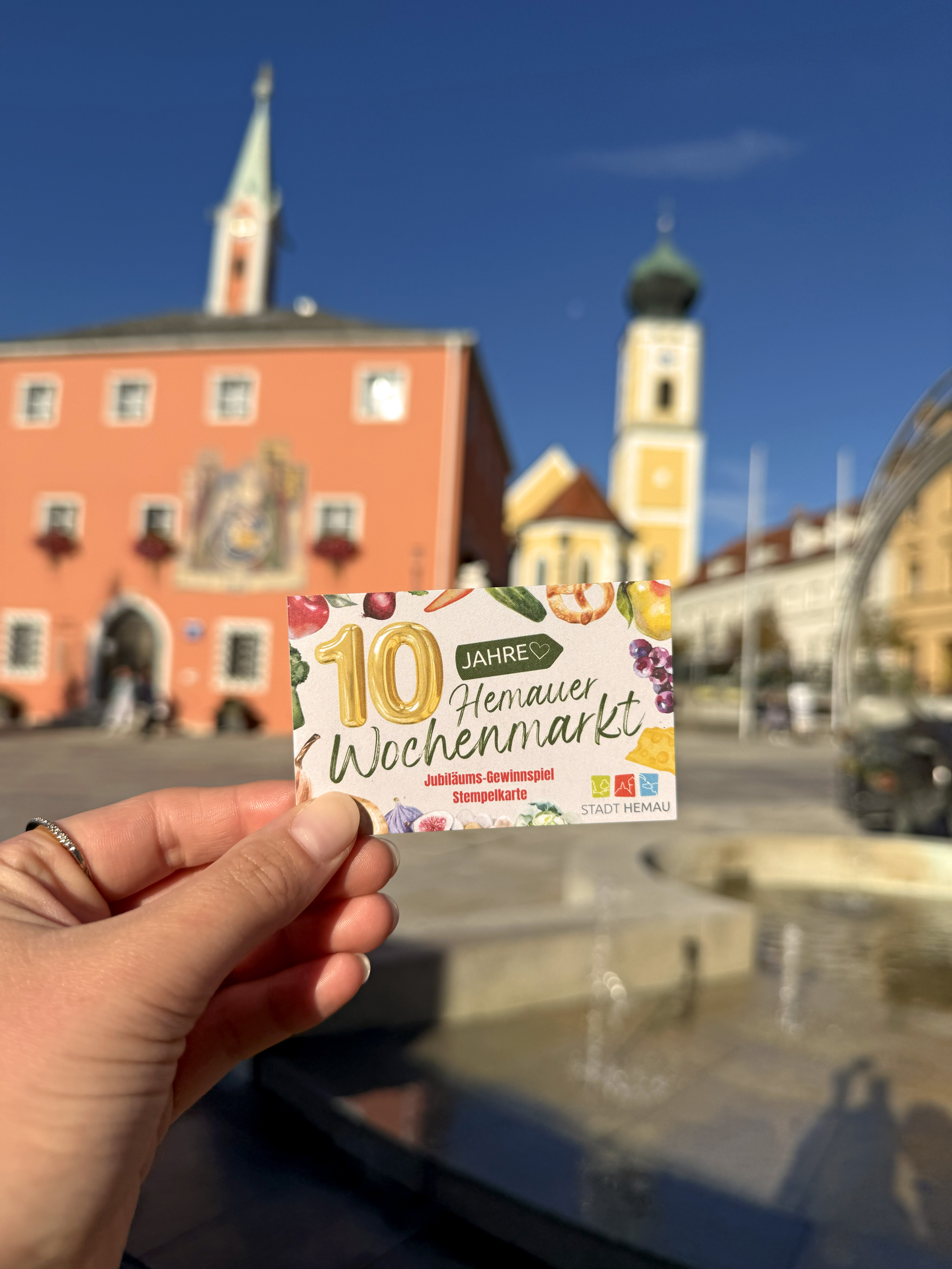 Große Wochenmarkt-Geburtstagsparty mit Gewinnspielziehung