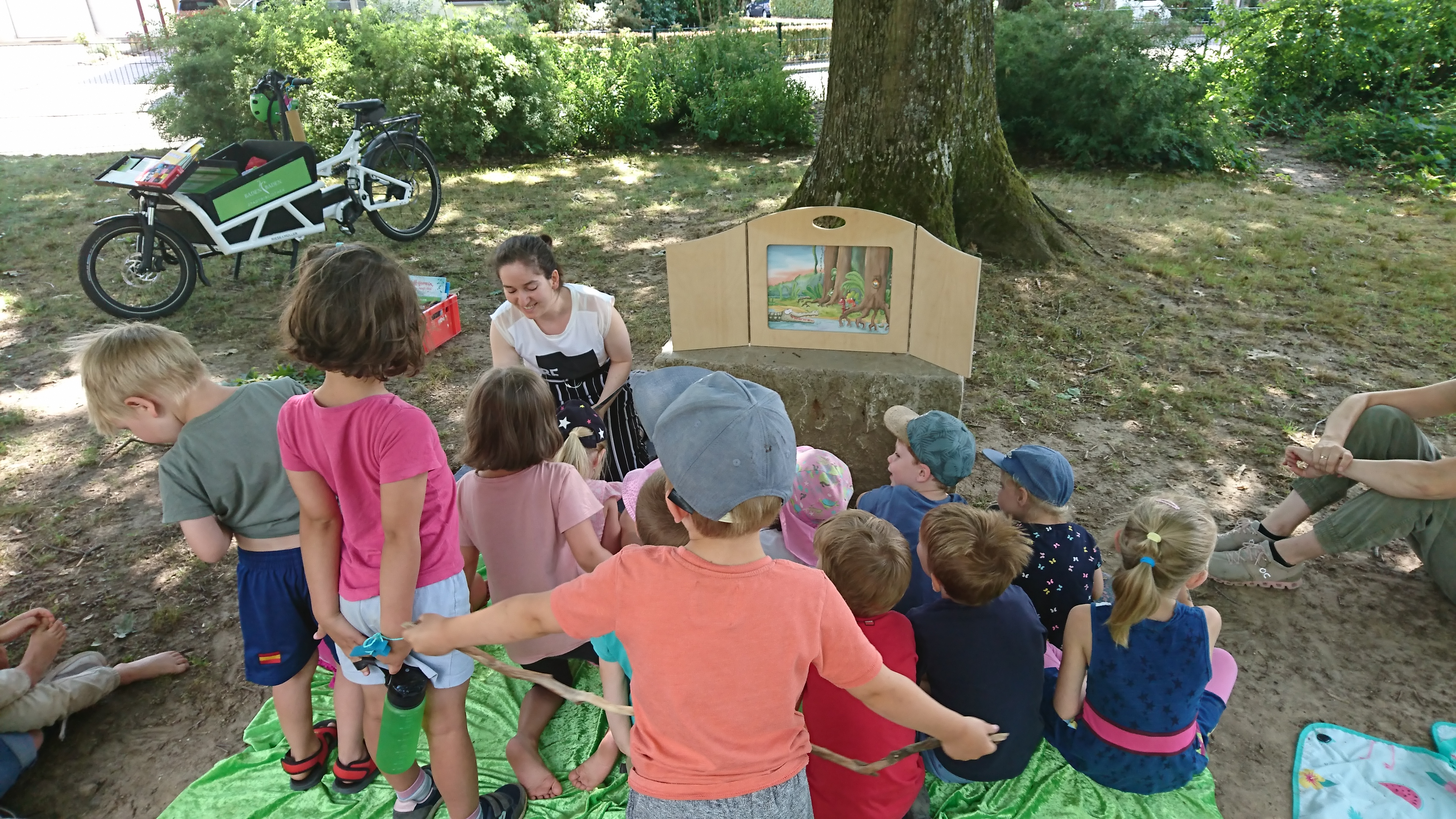 Lesen im Grünen – Abschlusstermin am Wildwest-Spielplatz