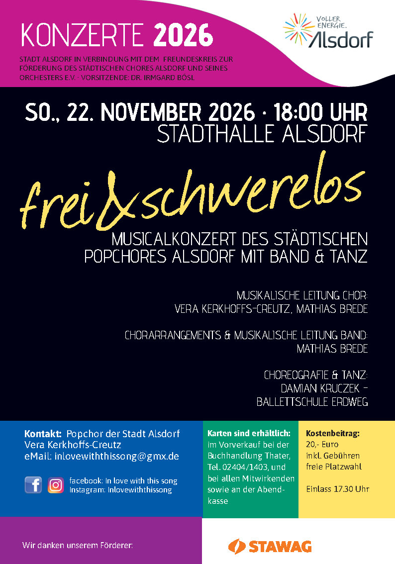 Frei & schwerelos – Musicalkonzert