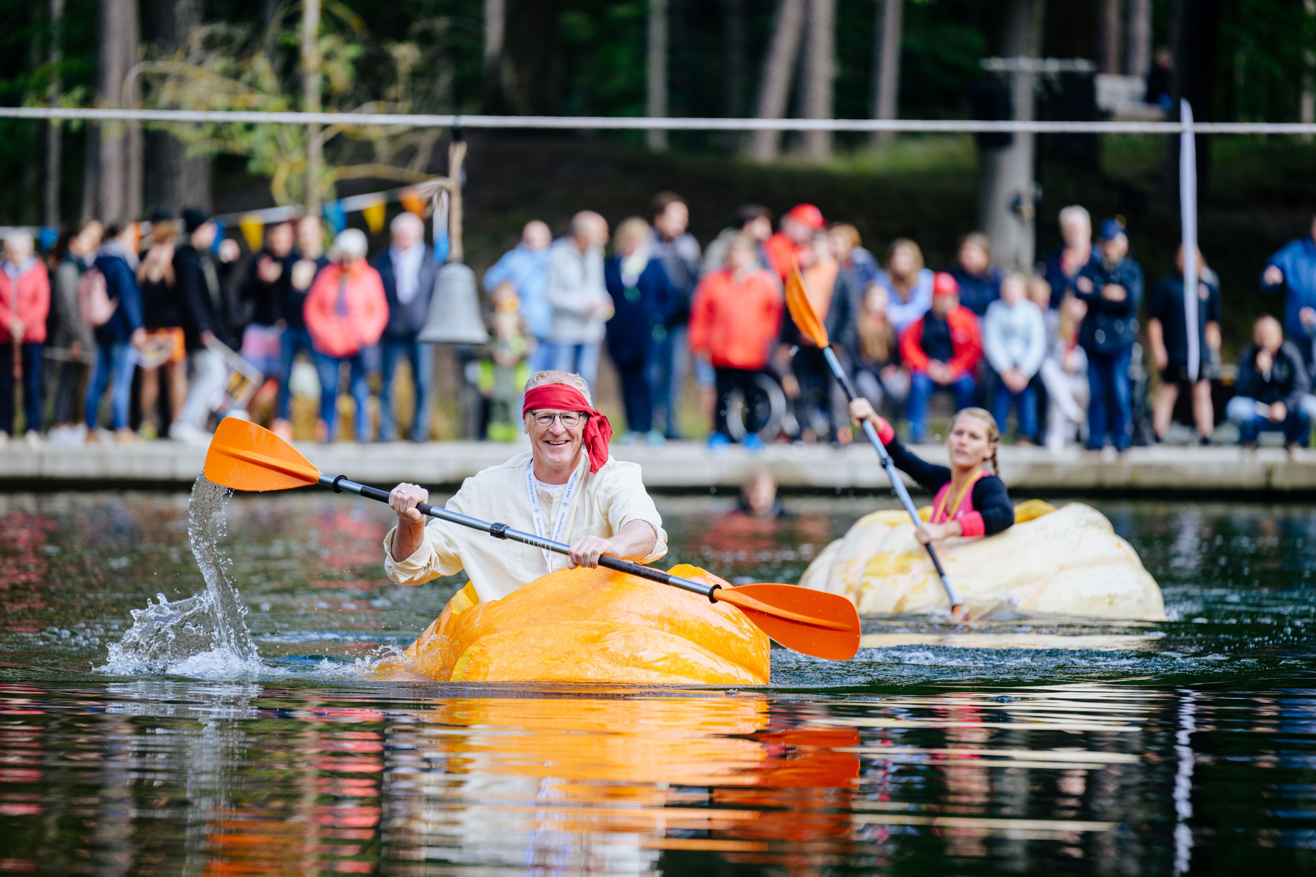 Kürbis-Regatta beim Kürbisfestival