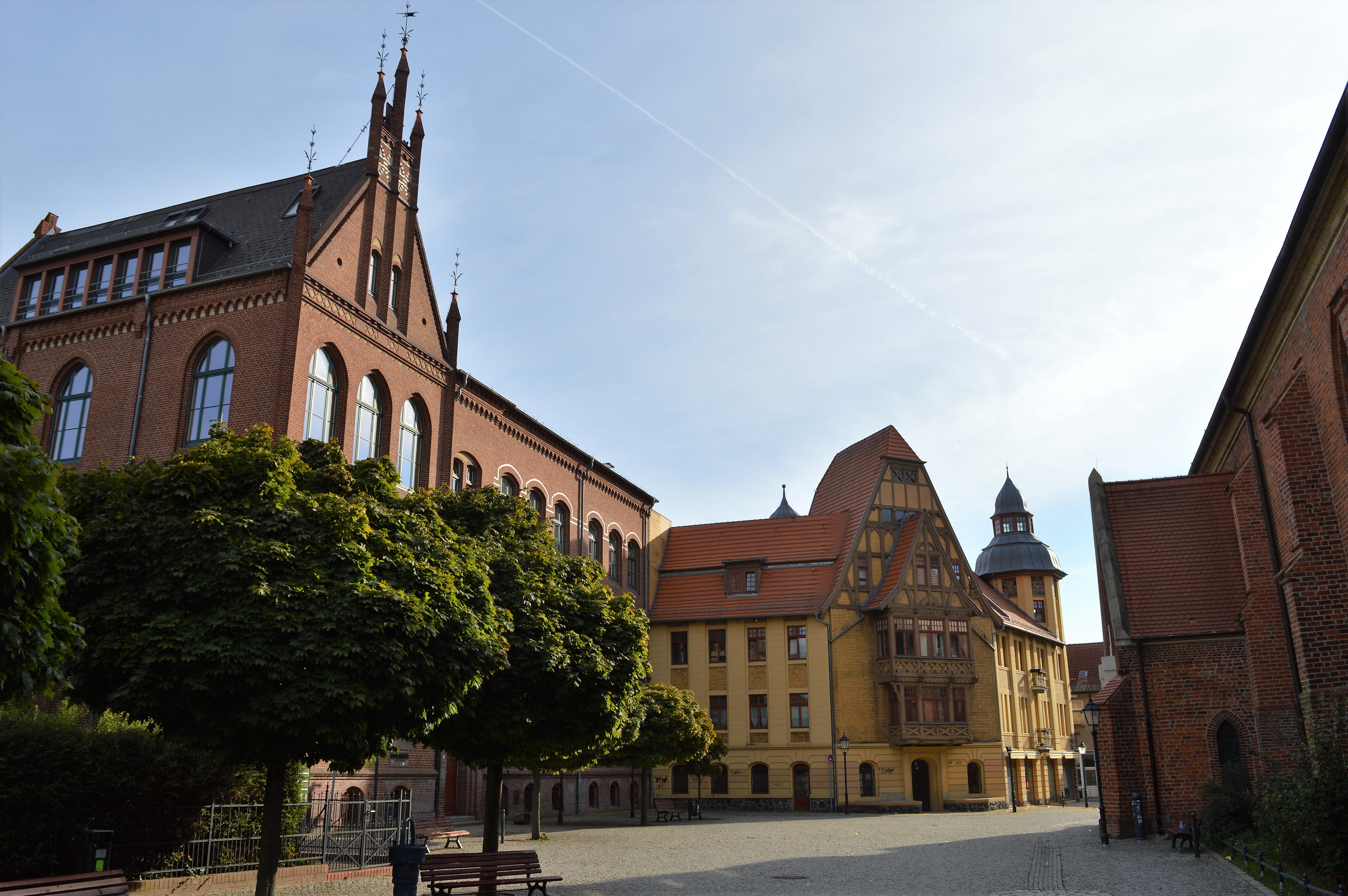 Archivfoto Martin-Luther-Platz Hinweis: Urheberrecht der Fotos liegt bei der Stadt Nauen.