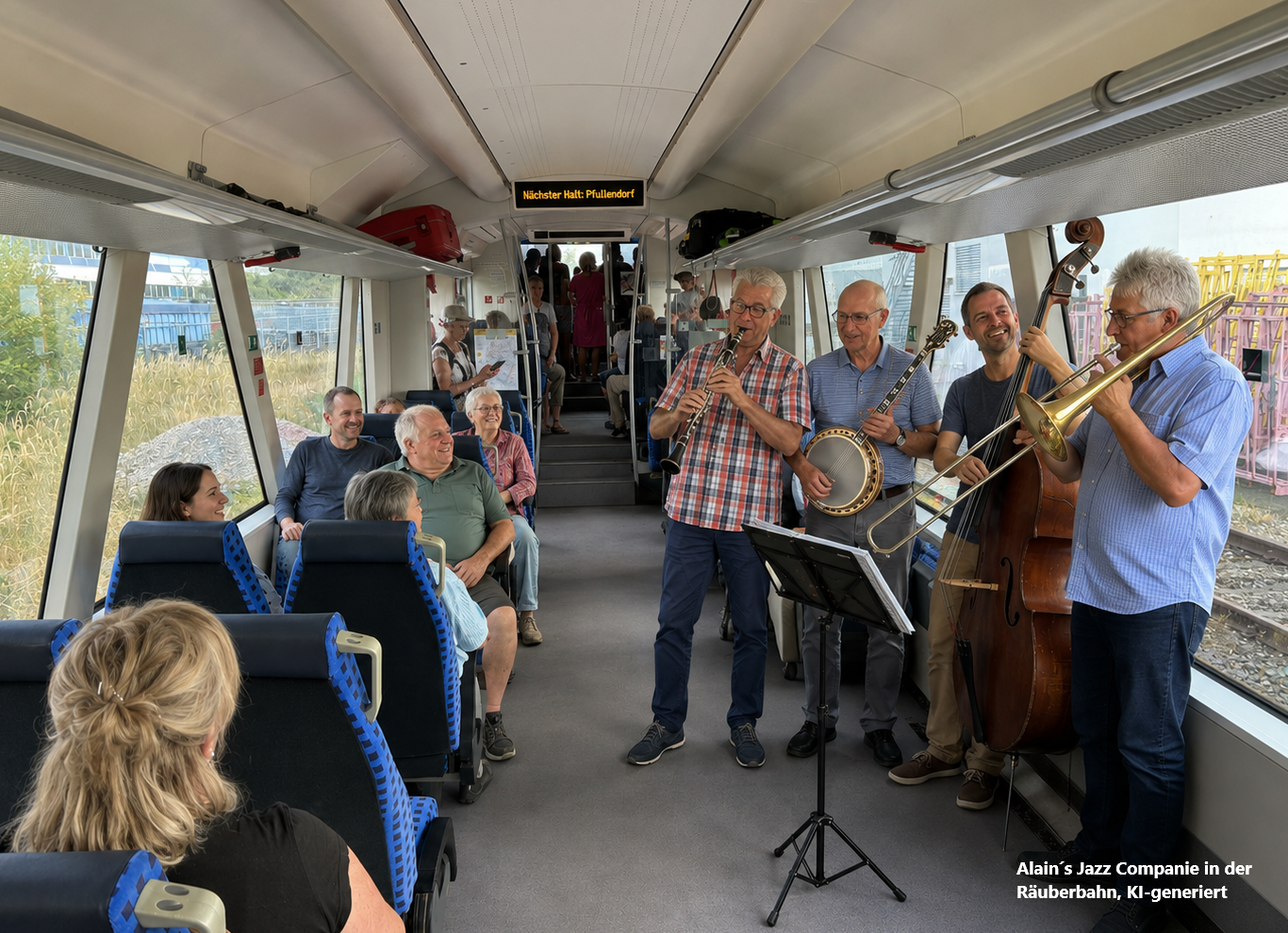 Musik im Zug mit „Der Programmpunkt“