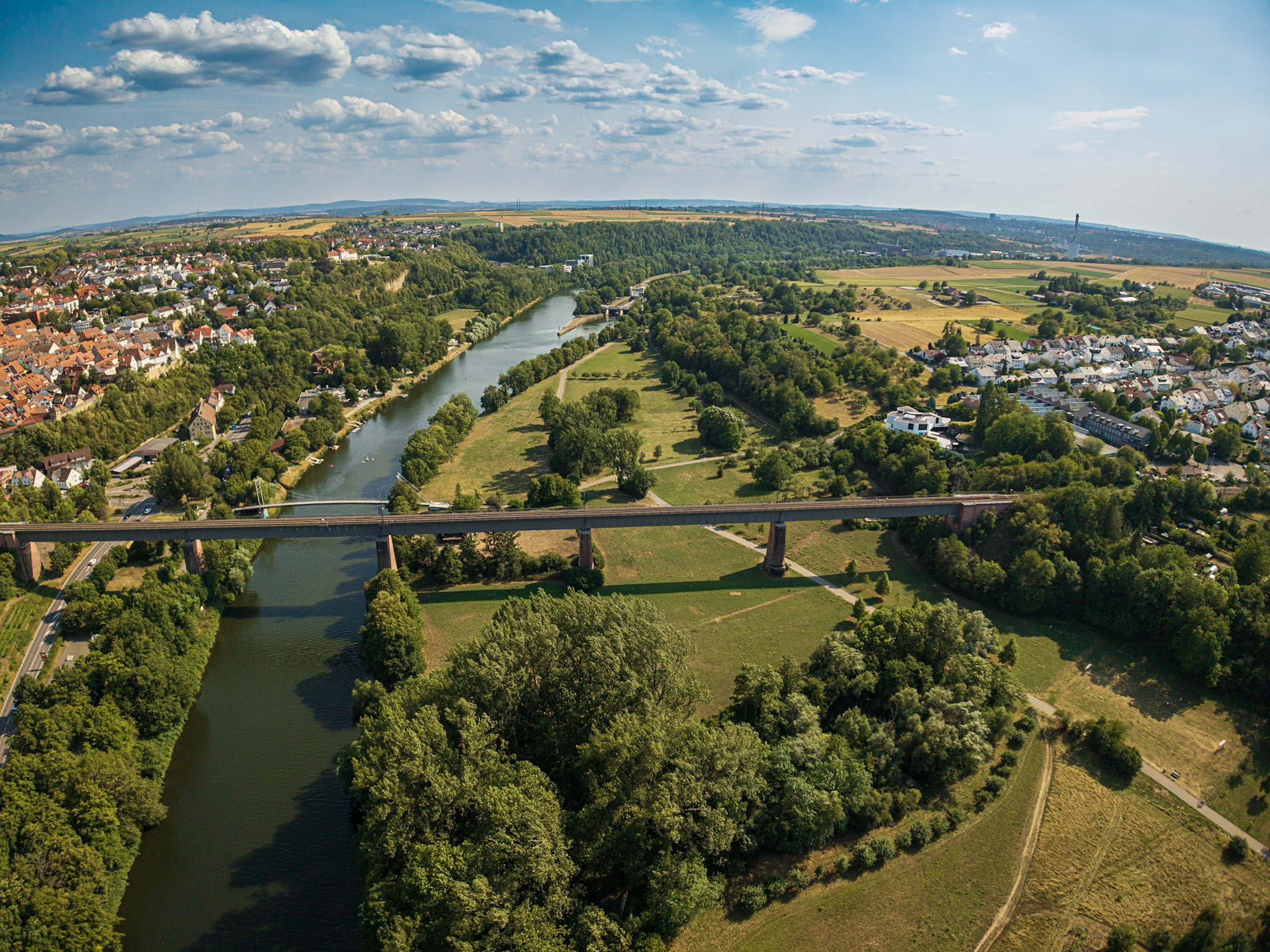 Brückenfest in der Neckaraue